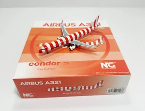 1:400 NG Models A321-211 Condor "Red Stripes" D-ATCG NG13046 Airplane Model - Picture 1 of 3