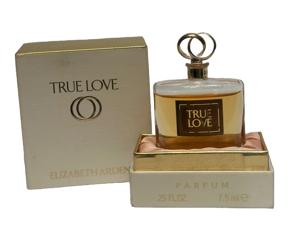 Perfume perfume real de colección Elizabeth Arden TRUE LOVE de los años 90 0,25 OZ 7,5 ml Splash Foto 1 de 4