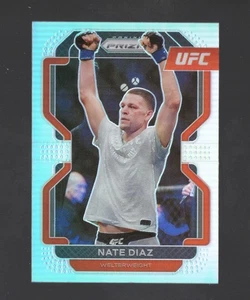 Nate Diaz #150 Silver Prizm MMA 2022 Panini Prizm UFC Ligero EE. UU. - Imagen 1 de 3