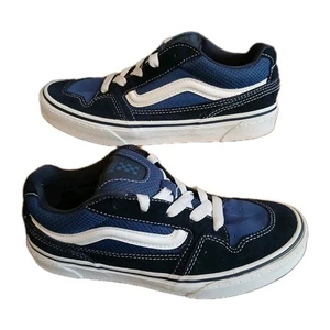 Vans Caldrone Schnürschuhe Sneaker Schuhe Größe Jugend 5 oder Damen 6,5 blau NEU #1023 - Bild 1 von 10