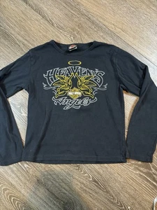 Harley Davidson "Heaven's Angels" Mädchen Large Langarmshirt Motorrad - Bild 1 von 8