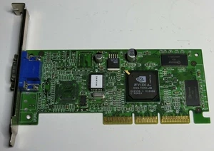 Nvidia Riva TNT2 64 16MB AGP Video Card - Works fine - Picture 1 of 3