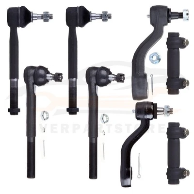 8 Pcs Tie Rod End Suspension Kit For 1993-2000 Chevrolet C2500 Fits ES2837RL - Image 1 of 4