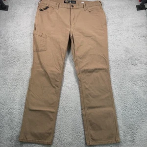 Pantalones ARIAT Para Hombre 40x32 Marrón Barras de Refuerzo M4 Relajado Recto Trabajo Algodón Spandex - Imagen 1 de 11