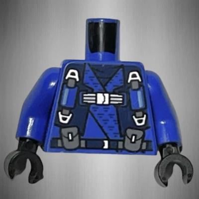 Lego® Ninjago-Torso 973pb3307c01 njo451 Jay Hunted Dragon Masters schwarze Hände - Bild 1 von 2