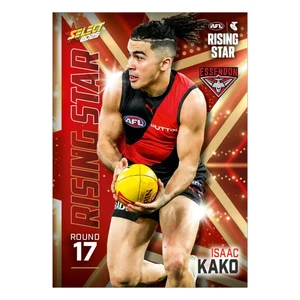 2025 Select RISING STAR Round 17 Card Of ISAAC KAKO # Essendon (Pre Sale Order) - Picture 1 of 1