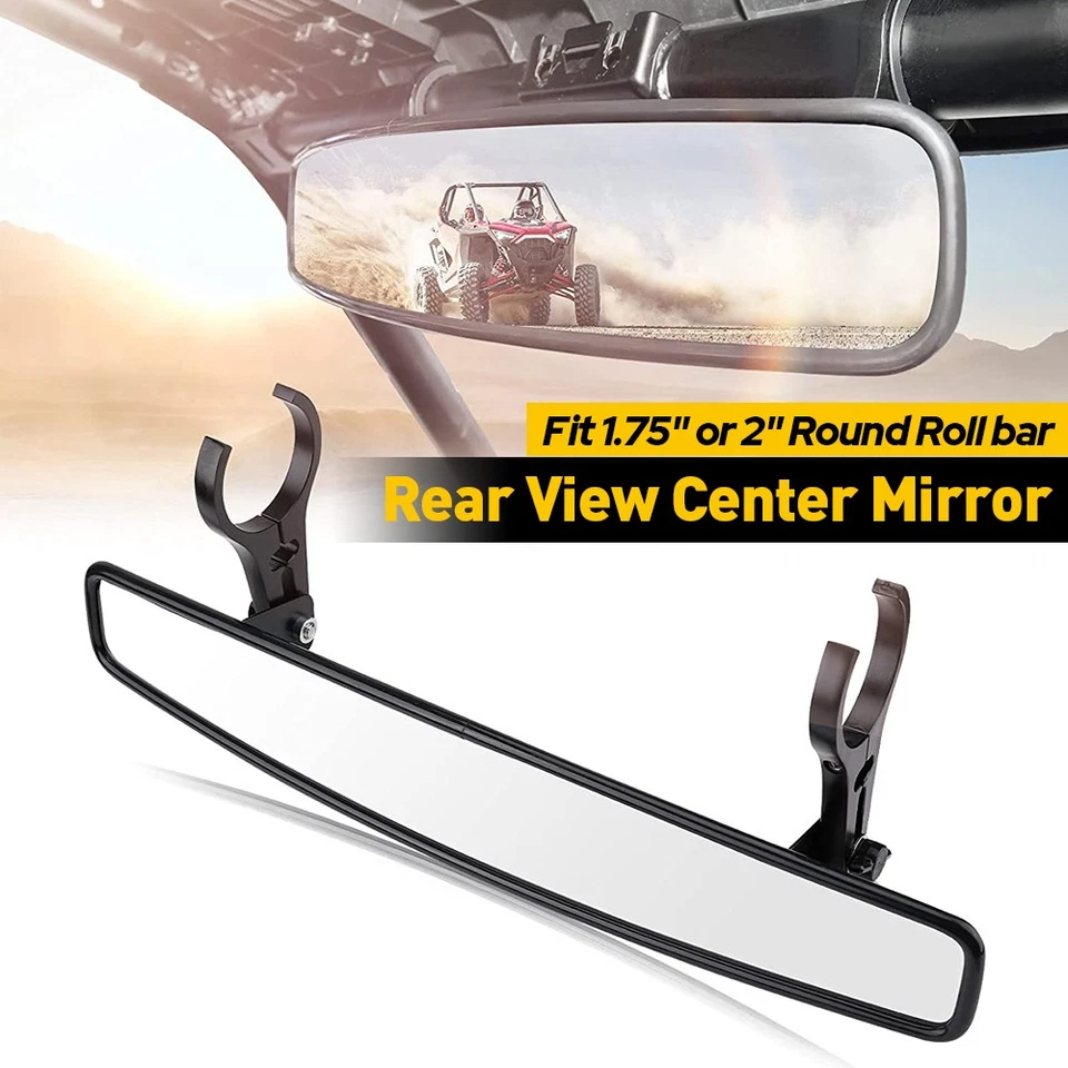 Espejo retrovisor central UTV nuevo con barra de 1,75" para Polaris RZR 800 900 S/XP 1000 Foto 1 de 4