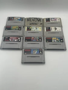 10 Stk. Super Nintendo SNES - Konvolut - BUNDLE - Sammlung - Bild 1 von 2