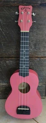 Kohala Tiki Soprano Ukulele Pink - Image 1 of 4