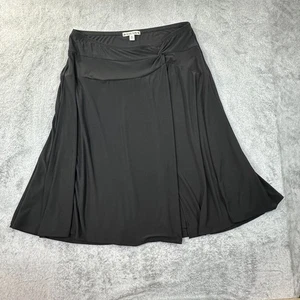 Simply Suzie Rock Damen schwarz Stretch XL USA Made Pull-On fließend Midi - Bild 1 von 8