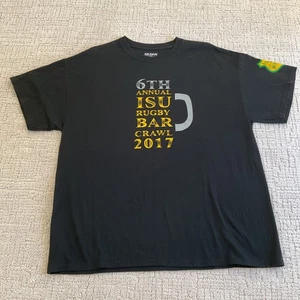 Camiseta 6th Annual ISU Rugby Bar Crawl 2017 Talla XL.EUC - Imagen 1 de 15
