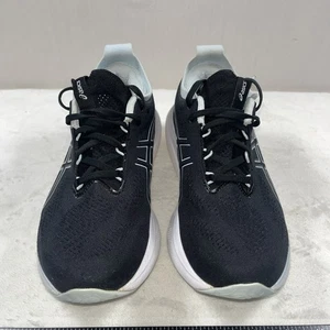 Asics Gel Nimbus 25 Damen-Laufschuh schwarz blau und weiß Größe 9 " - Bild 1 von 11