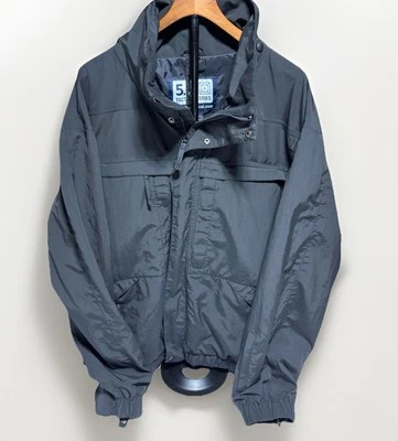 Chaqueta 5.11 Tactical Series 2XL Negra Nylon Impermeable Abrigo de Policía Sin Capucha Foto 1 de 4