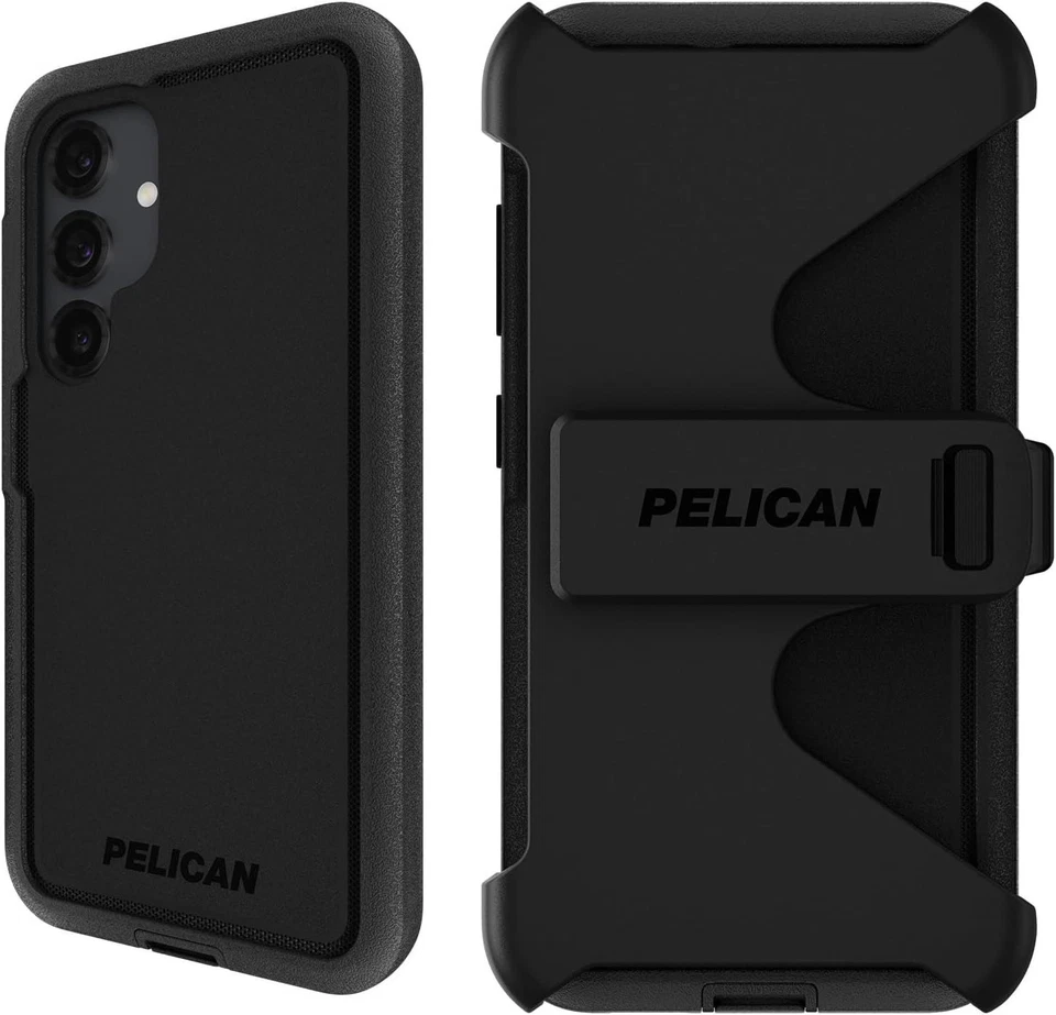 Pelican Voyager Phone Case w/ Holster Samsung Galaxy S25 Plus - Black (Magsafe) - Image 1 of 4
