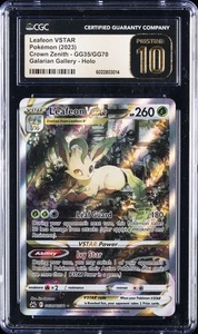 2023 CROWN ZENITH POKEMON GALARIAN GALLERY- HOLO LEAFEON VSTAR CGC 10 PERFECT - Picture 1 of 2