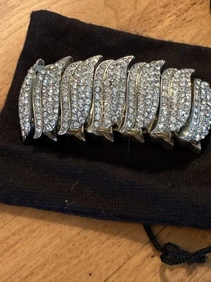 Statement Rhinestone Bracelet  - Image 1 of 3