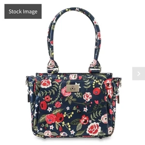 Jujube Be Sassy Midnight Posy Wickeltasche Reisetasche blau rot gelb geblümt - Bild 1 von 12
