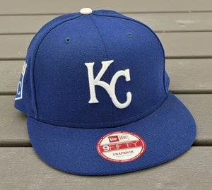 Wollmütze Kappe Kansas City Royals New Era royalblau 9FIFTY Snapback Größe M/L - Bild 1 von 10