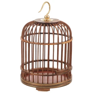 Decorative Bird Animal Cage Tiny Birdcage Prop Hanging Cages Small - Picture 1 of 12