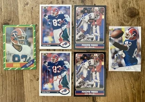 ANDRE REED Buffalo Bills HOF ⭐️ 6 Card Lot - Auto, Rookie, Base Cards 🦬🦬 - Picture 1 of 12