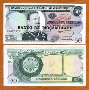 Mozambique, 50 escudos, ND (1976), P-116, aUNC-UNC REPLACEMENT - Picture 1 of 1