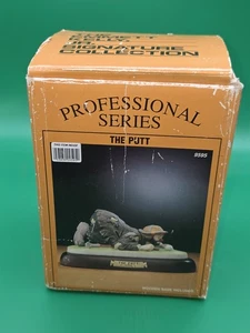 Vintage Emmett Kelly Jr. Flambro The Putt Figur auf Holzsockel - Bild 1 von 13