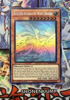 Blue-Eyes Alternative White Dragon (Ghost Rare) GFTP-EN129 Ghosts from the Past - Image 1 of 2