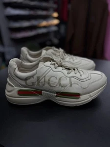 Talla 12G (12.5US) - Gucci Rhyton Basic GG Logo Print 100% Auténtico - Imagen 1 de 17