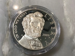 2009 P Proof Ultra Silver 1oz Lincoln Commemorative coin choice Uncirculated - Picture 1 of 2
