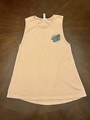 Оригинальная женская розовая майка для скейтборда Santa Cruz средний размер - Изображение 1 из 4