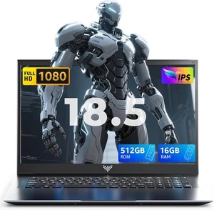 ACEMAGIC 18.5" FHD Laptop with N150 Processor up to 3.6 GHz 16gb ram 512gb drive - Picture 1 of 8