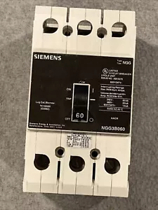 SIEMENS NGG3B060L / NGG3B060L Leitungsschutzschalter Formgehäuse thermisch magnetisch - Bild 1 von 11