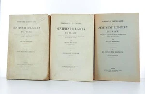 BREMOND (Henri) - Literaturgeschichte des religiösen Gefühls in Frankreich seit - Bild 1 von 1