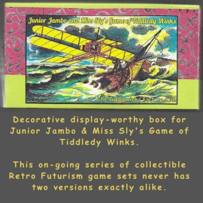 JUNIOR JAMBO & MISS SLY'S GAME OF TIDDLEDY WINKS, The Tiddlywinks Factory, Ltd. - Image 1 of 4
