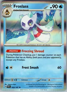 Pokemon - Froslass 053/167 - Holo Rare - Twilight Masquerade - NM/M - Bild 1 von 1