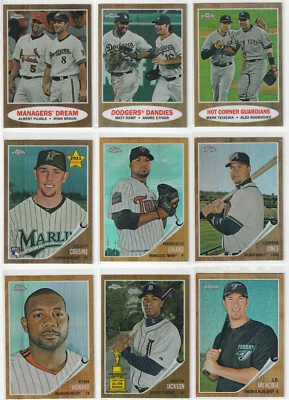 2011 TOPPSHERITAGE ХРОМИРОВАННЫЙ РЕФРАКТОР UPICK ИЗМЕЛЬЧИТЕЛЬ RIVERA PUJOLS KEMP CHAPMAN RC - Изображение 1 из 2