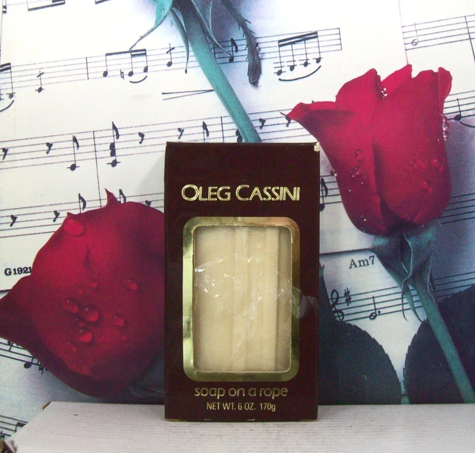 Jovan Oleg Cassini For Men Soap On A Rope 6.0 OZ. NWB. Vintage - Image 1 of 1