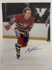 Guy Lafleur Autographed Montreal Canadiens Signed 8x10 AJ Sports COA HOF - Picture 1 of 4