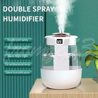 2200ml Humidifiers for Bedroom Large Room Office Cool Mist Air Humidifier Indoor - Image 1 of 4