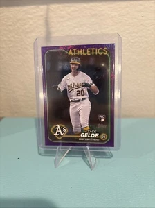 Zack Gelof#US131 Purple Speckle /799 2024 Topps Update Oakland A’s - Picture 1 of 2