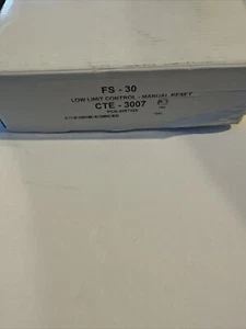 Alco Controls FS-30 CTE-3007 Low Limit Control Manual Reset - Picture 1 of 2