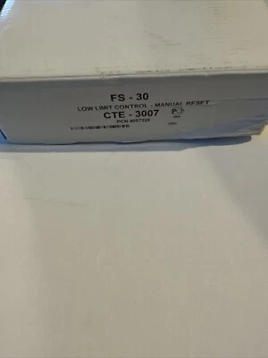 Alco Controls FS-30 CTE-3007 Low Limit Control Manual Reset - Image 1 of 2