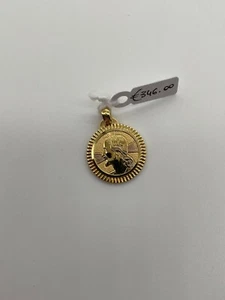 Ciondolo in oro 18 carati Volto di Cristo 3,5 g - Foto 1 di 2