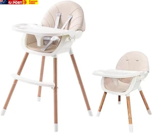 3-In-1 High Chairs for Babies Toddlers, Convertible Infant Highchair with Remova - Picture 1 of 8