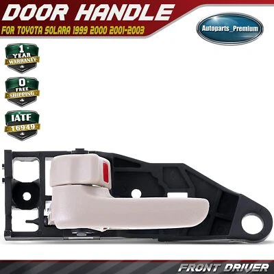 Manija de puerta interior marfil conductor delantero para Toyota Solara 1999 2000 2001-2003 Foto 1 de 4