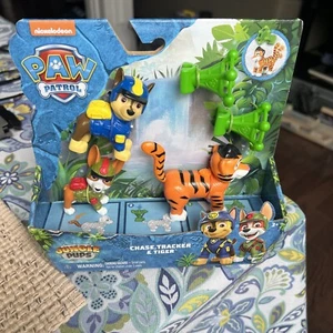 NEW Paw Patrol Jungle Pups Chase, Tracker & Tiger Action Figures - Picture 1 of 2