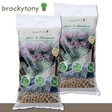 Brockytony 2 X 5L Attivo & Decoton 8-16 MM Beige Drenaggio Argilla Espansa