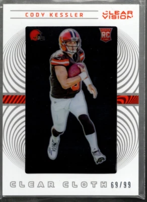 A5037- 2016 Panini Clear Vision Rookie Cloth Jerseys #8 Cody Kessler Jersey /99 - Image 1 of 2