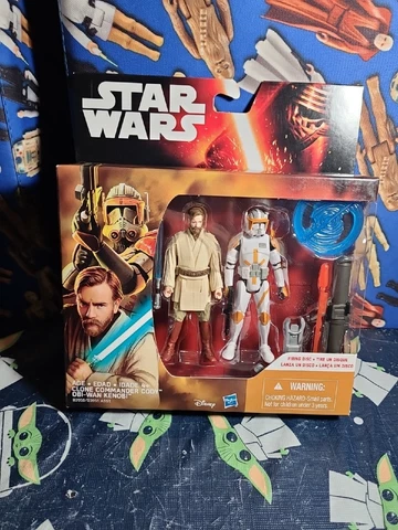 Hasbro Star Wars 2015 Clone Commander Cody Obi Wan Kenobi 4" Figures NEW Cover