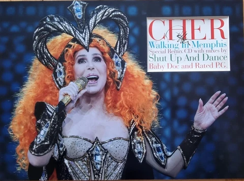 CHER Signed 16x12 Photo Display BELIEVE & I FOUND SOMEONE COA Cover